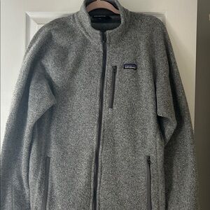 Men’s full zip grey Patagonia XL